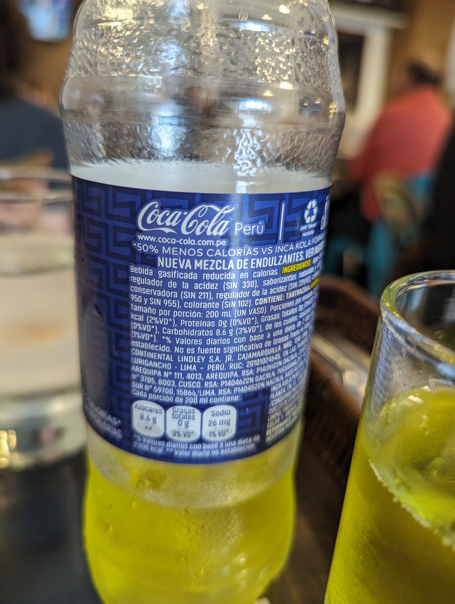 Inca Kola in Peru is one of only 2 soft drinks in the world that (in their country of origin) far outsell Coca-Cola 
*the other being Irn-Bru 

Inca Kola's dominance in the Peruvian market caused Coca-Cola to acquire the company for $300m in 1999

*It tastes similar to Irn-Bru