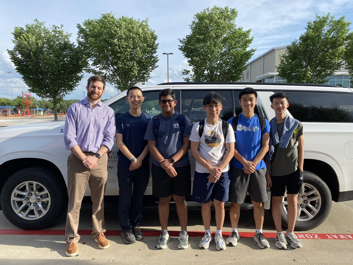 GHS Math team heads to Austin! Getting ready for our first of 2 events here at #UILState