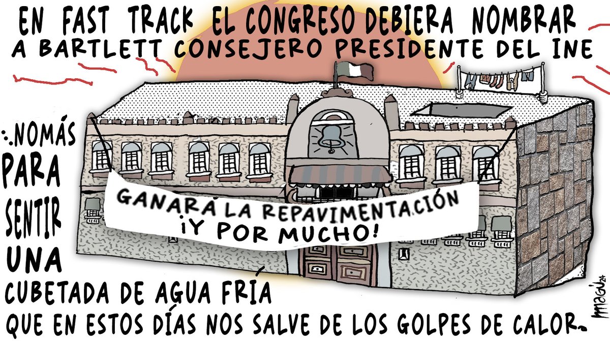 #MonerosLaJornada A falta de otra solución, cartón de @MaguMonero

bit.ly/3WGg5yY