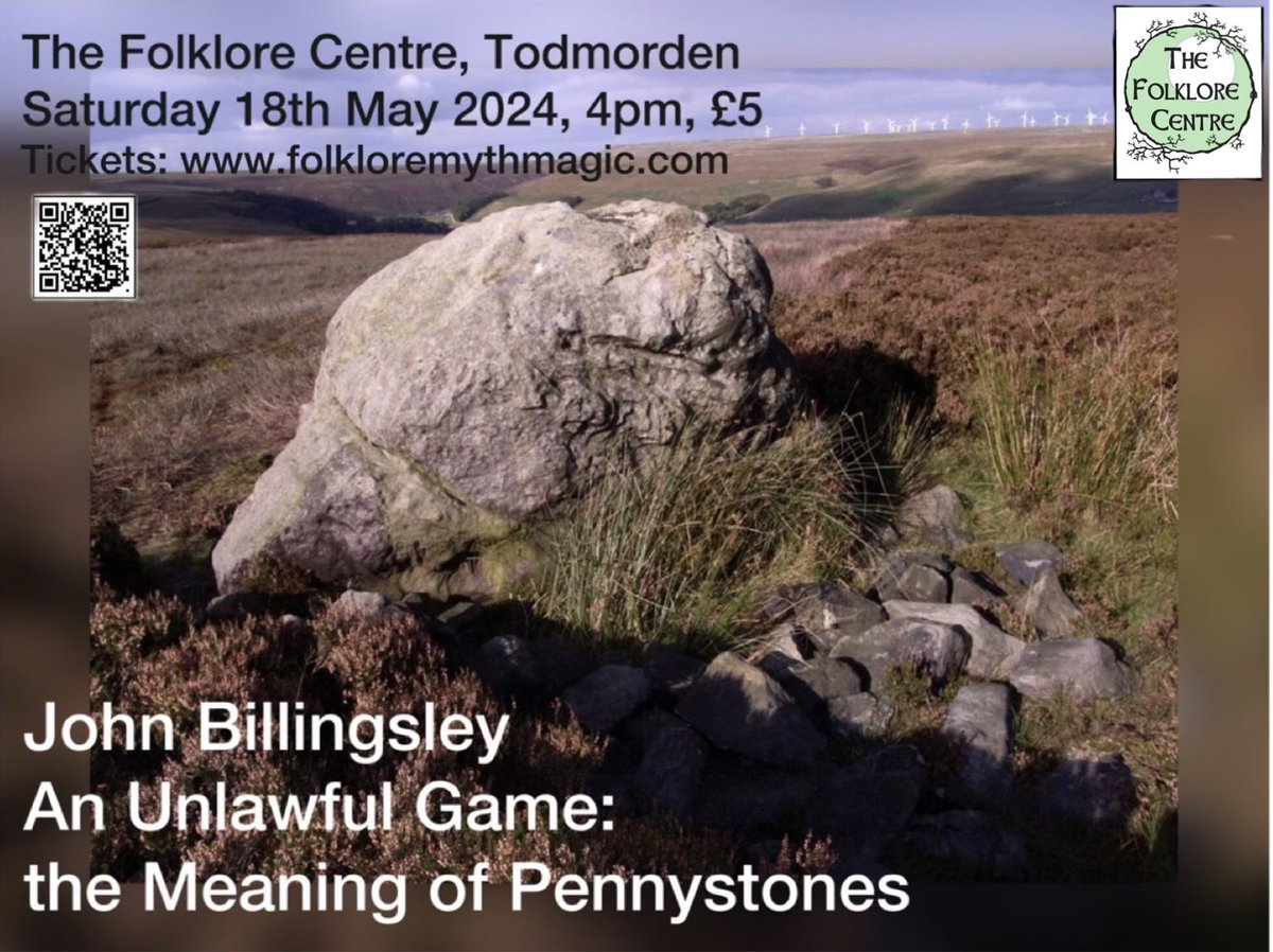 Last minute change of plan this weekend! John Billingsley looks at misunderstandings around pennystones and plague stones... folkloremythmagic.com/event-details/… Ps. Get well soon @magpahi 💚