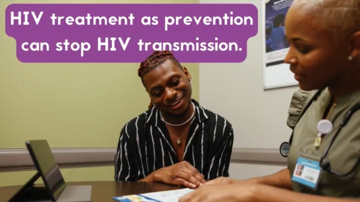 Providers: Did you know? When patients with HIV get and keep an undetectable viral load, they cannot transmit HIV to their sexual partners. The science is clear: undetectable=untransmittable. bit.ly/49LnXSM