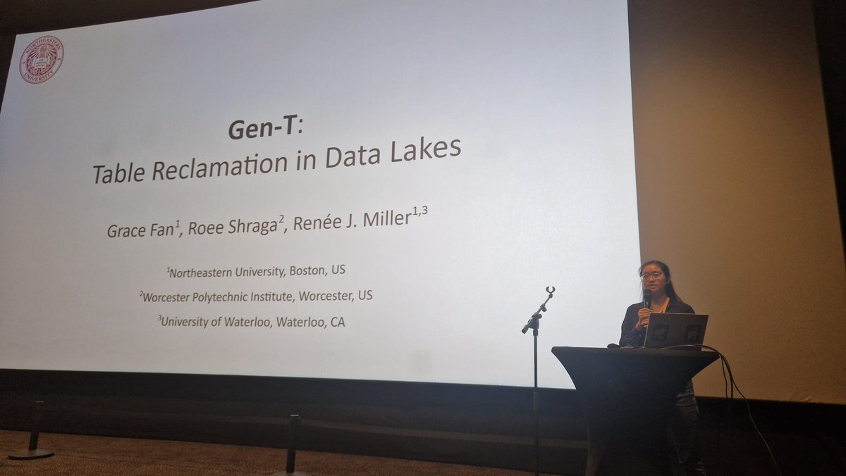 Grace Fan presenting our paper at <a href="/icdeconf/">IEEE ICDE Conference</a> ! Great job 🤩 #ICDE2024

Check out the pre-print here: arxiv.org/abs/2403.14128