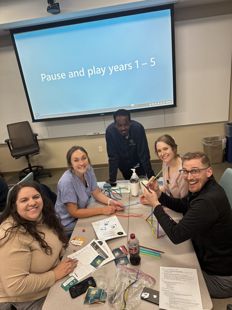 Building brains @FamMedMankato conference today! We’re honored to have Drs Gohagen  and Charles from @MNSUMankato and @winonastateu teaching our residents and faculty about toxic stress and ACES. #traumainformed skills are #essential for #familymedicine physicians.