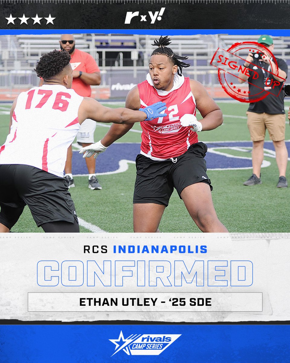 🚨CONFIRMED✍️ 4🌟 Ethan Utley is signed up and ready for May 19th 🔥💪 @GregSmithRivals | @MarshallRivals | @adamgorney | @WilsonFootball | @TeamVKTRY | @ncsa | @EthanUtley1