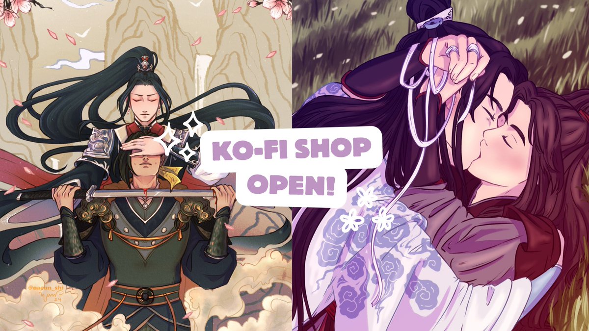 [🩷RT] @mgarszart and I have opened our K0-fi sh0p with our leftover stock from our last con 🩷 Lots of danmei merch waiting hehehe!! ⬇️⬇️⬇️