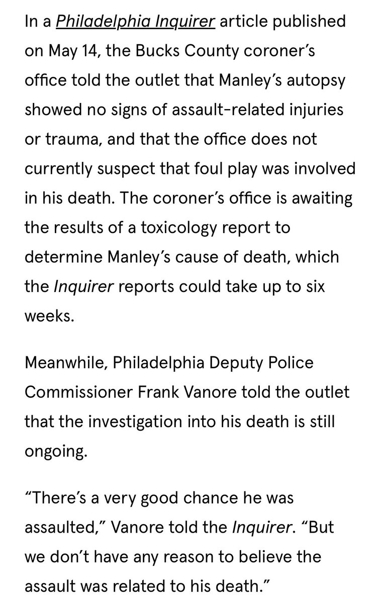 These three paragraphs infuriated me beyond belief. Thank you so much to @them for reporting on this loss our community is facing. #Justice4DavidManley #JusticeForDaeliciousOHareMizani