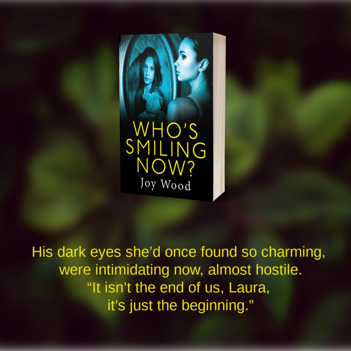 Who exactly is smiling now? - not the stalker that's for sure . . . 
Available on #KindleUnlimited 
#BooksWorthReading #mustread #TuesdayFeeling #books 
mybook.to/WhosSmilingNow