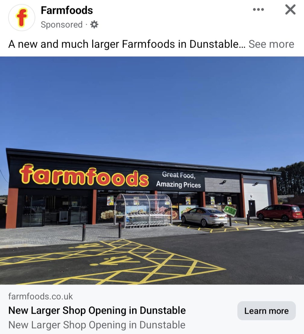 My Nan would be absolutely losing her MIND over the giant Farmfoods coming to Dunstable