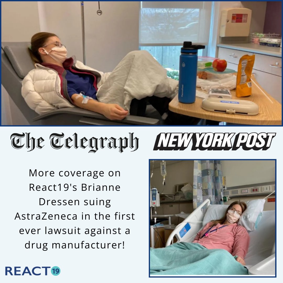 Injury lawsuit trending on twitter, and is published around the globe! A leading newspaper in the UK and New York Post publishes US AstraZeneca lawsuit. @AaronSiriSG 's legal team finally found a pathway around the PREP act in this specific case of injury. Despite the 6