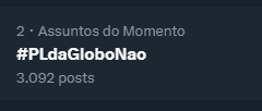 GayerGus's tweet photo. Já estamos em segundo lugar 
#PLdaGlobonao https://t.co/tQX5ukKbOQ