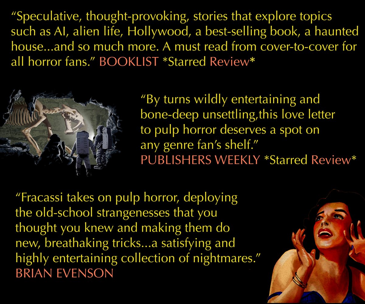 Reminder that my newest story collection is out now! NO ONE IS SAFE! is available in ebook and paperback from all online retailers & can be ordered from any bookstore. Reviews have been stellar and I hope you'll give it a shot! 14 stories of pulp neo-noir, horror, and sci-fi.