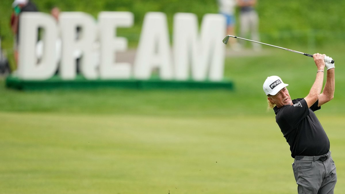 Legendary golfers 🤝 dreams achieved.   

#AmFamChamp is June 9-11.