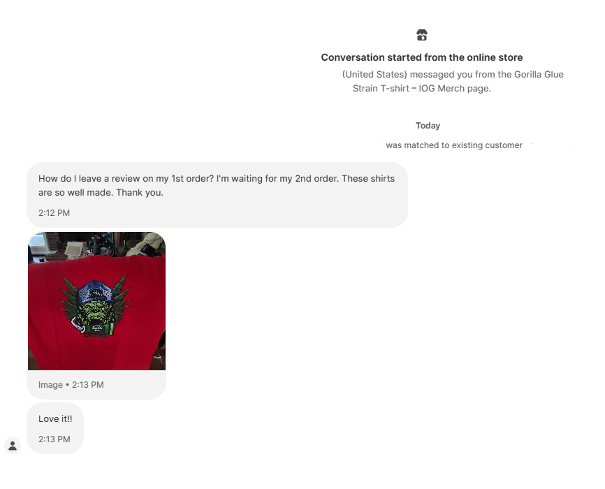 icedoutgen's tweet photo. Thank you so much for the amazing review of our Red Gorilla Glue shirt, We're always thrilled to hear from our customer's awesome feedback. Your support means the world to us! ๐
Check out the rest of our merch here ๐https://t.co/woY4Se2Muu
#IcedOutGenetics #stonerfam https://t.co/qwyXR6n2E7