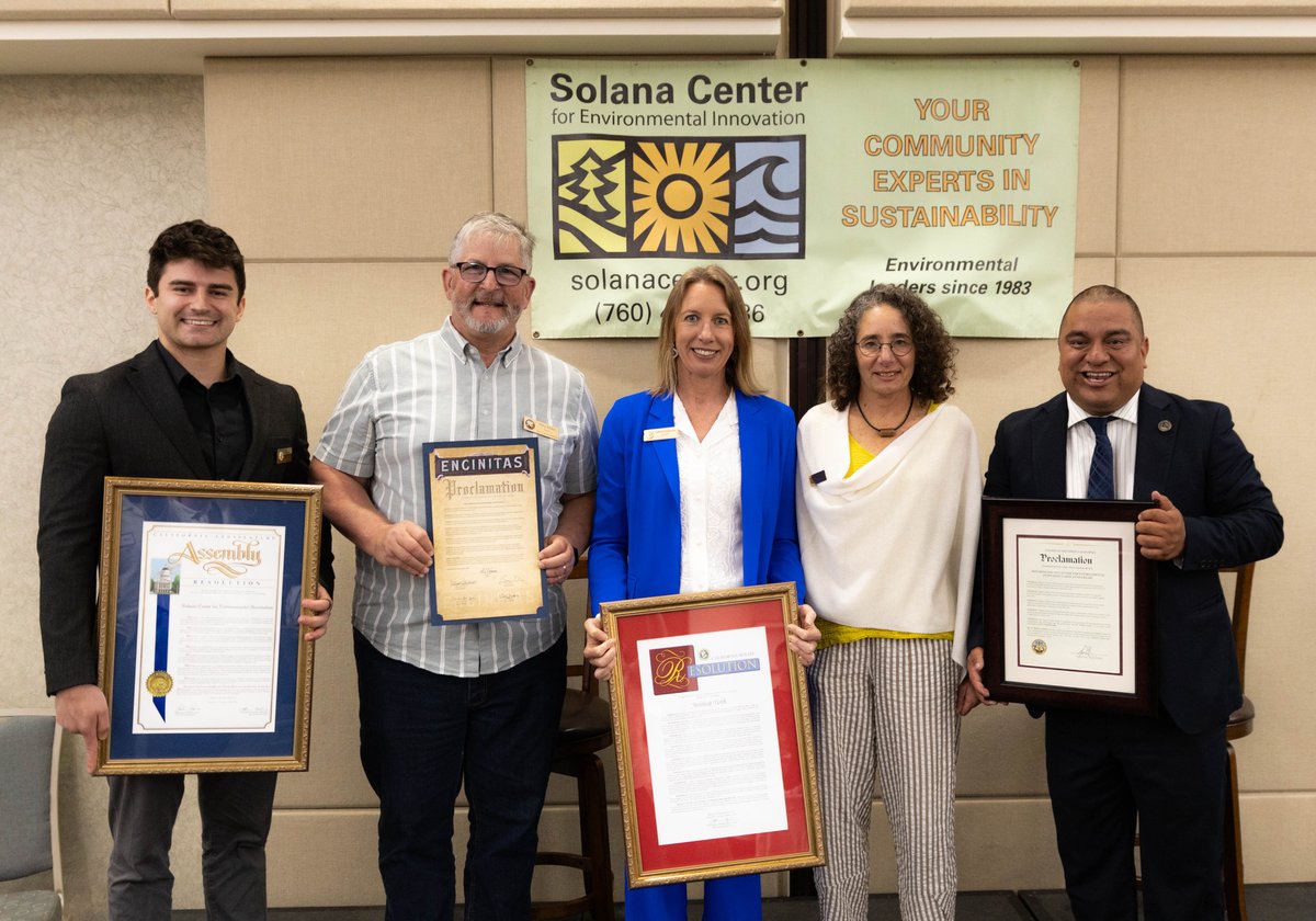Team Terra honored the @solanacenter this week for their dedication to protecting our environment. Through community engagement and education, the Solana Center helps drive innovative solutions to address climate change within our region. Congratulations on 40 years of impact!