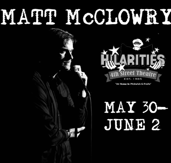 In 2 weeks I’m headlining at @Hilarities in Cleveland May 30th and June 2nd and featuring for my bro @LandauDave on the 31st and 1st (Photo by Travis Santo.).