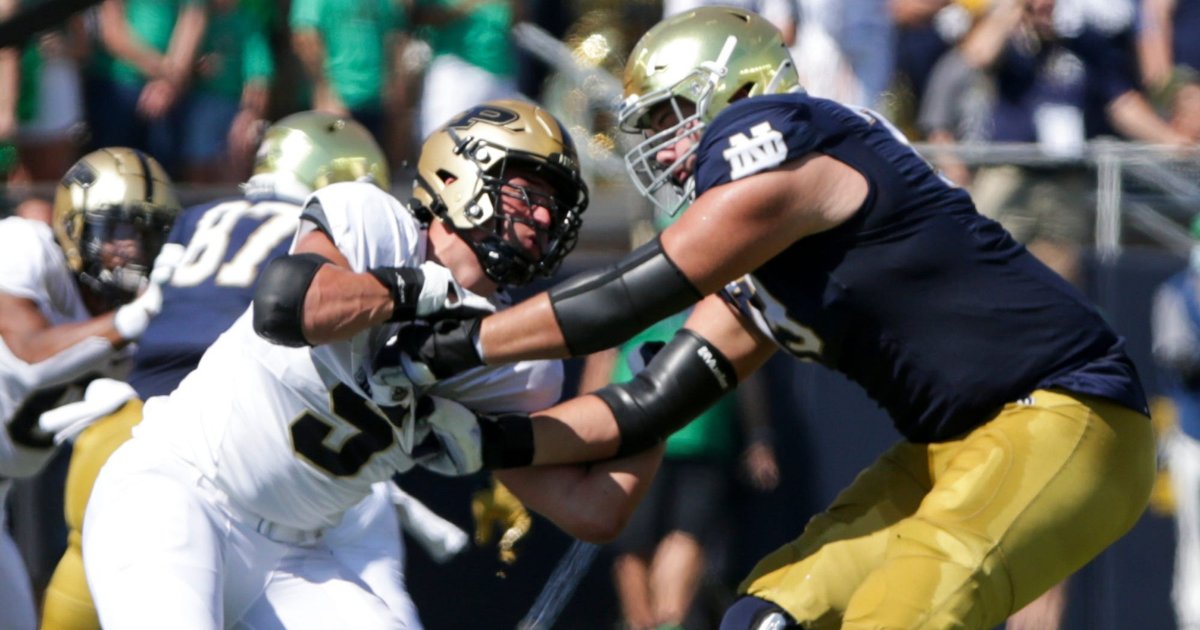 Notre Dame at Purdue will kick off at 3:30 p.m. ET on CBS in Week 3, the Irish announced Tuesday afternoon. @jacksoble56 has the details as Notre Dame's early schedule comes into focus. on3.com/teams/notre-da…