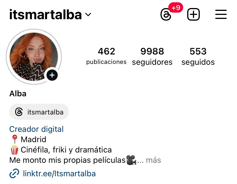 itsmartalba's tweet photo. Cinéfilos, friki y dramáticos, formación✨
No queda nada para llegar a los 10K en instagram!🎊
Me muero de ilusión y a la vez me siento súper agradecida de la pequeña familia que estamos formando.🤍
https://t.co/shYOvtTxHC https://t.co/KX1d6bYbZR