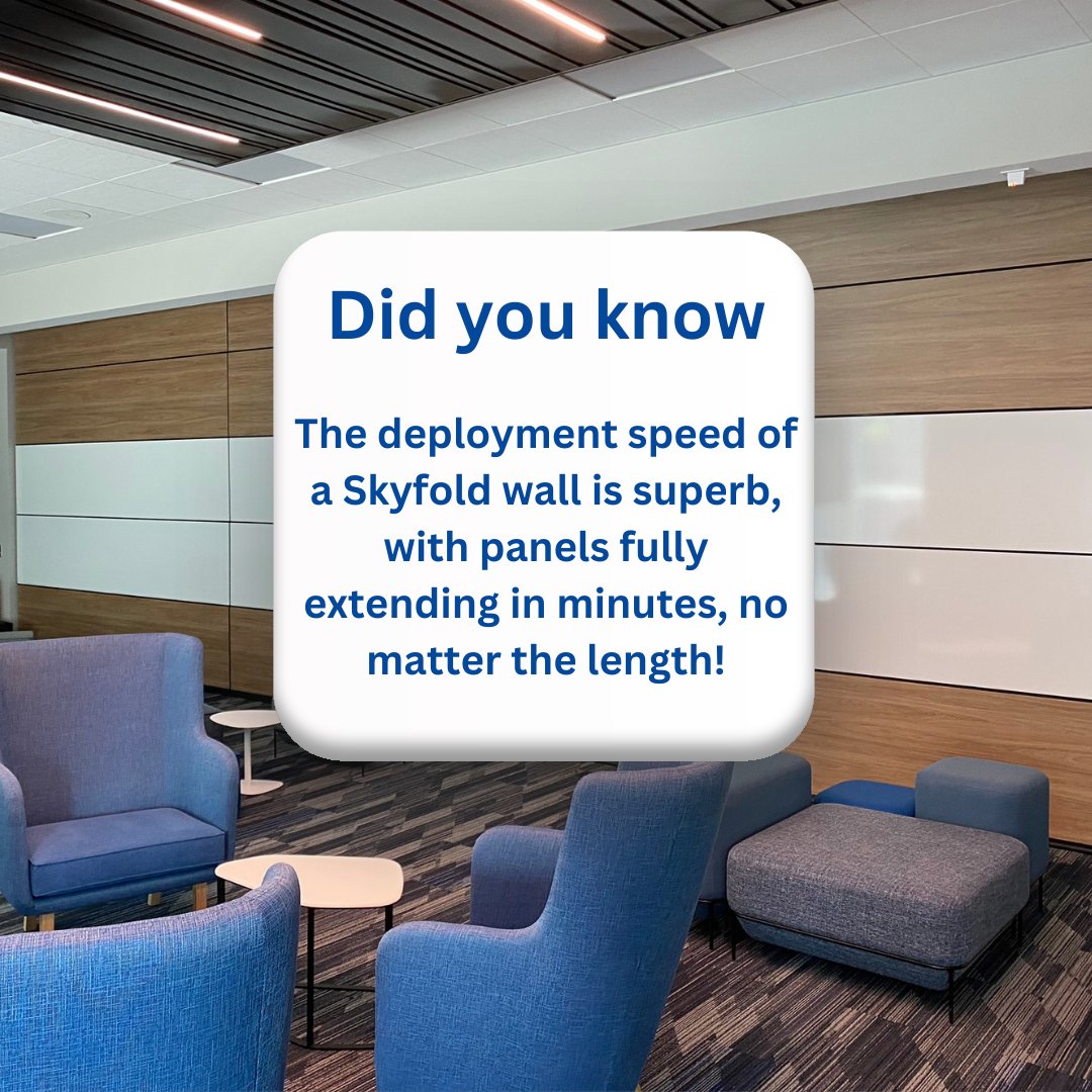 Skyfold values your time, and we make sure these walls show it. #innovation #ThinkVertical #technology #design #Architecture