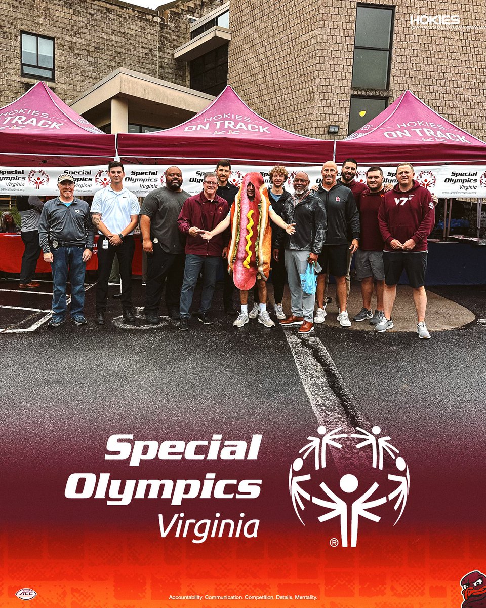 Great day supporting Special Olympics Virginia along side the VT Police Department!🌭 #ThisIsHome