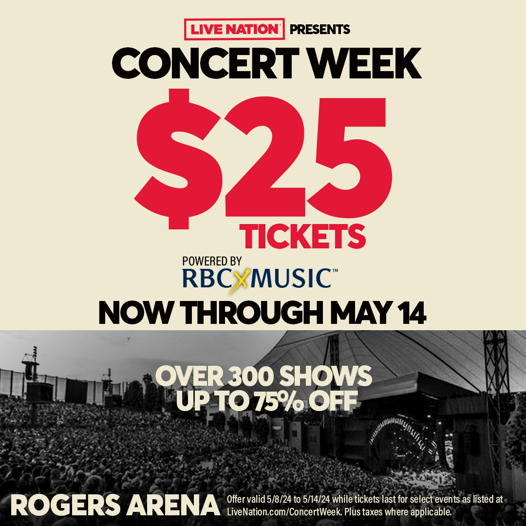 ❗️LAST CHANCE❗️ @LiveNation Concert Week ends TODAY with $25 tickets to over 300 shows. Up to 75% off concert and comedy tickets. Get tickets to see ALL your favorite artists live. Powered by RBCxMusic. 🎫TICKETS | livemu.sc/3UGEV04