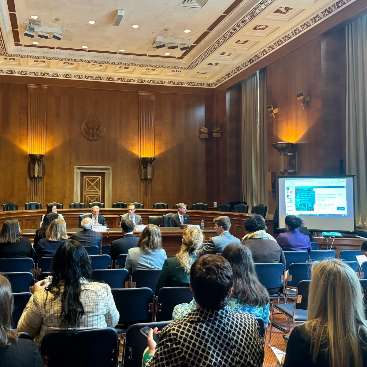 ASM is on Capitol Hill today holding a briefing on wastewater and pathogen genomics for infection prevention and control, highlighting the crucial role of the @CDCgov National Wastewater Surveillance System in protecting #publichealth.