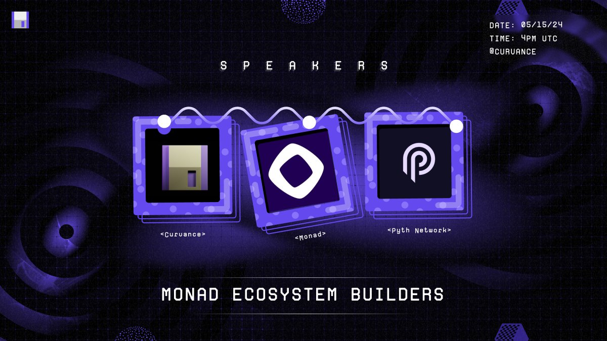 Hey Unlockers! Tune in for a conversation with @monad_xyz Ecosystem Builders to discuss the latest in DeFi, potential of Parallel EVM, and more! 📆 May 15 ⏰ 4 PM UTC Set a reminder here 👇 x.com/i/spaces/1ynxa…