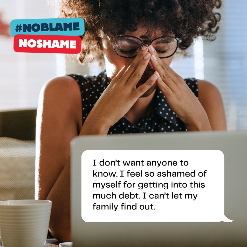 People often blame themselves or feel ashamed for the situation they are in with a loan shark. It is the loan shark’s fault for putting u in this situation not urs. We are here to help contact us today - stoploanshark.co.uk #SLSWeek24 #NoBlameNoShame