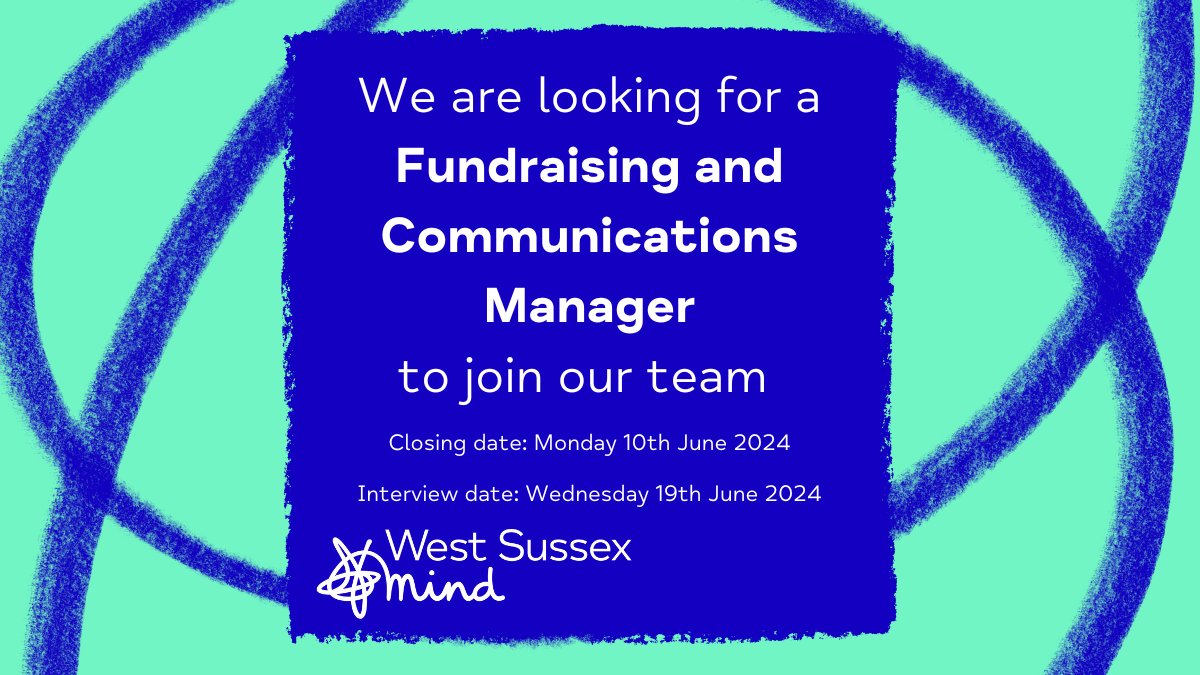Are you an experienced and driven fundraising and communications professional? Can you help lead us to deliver our fundraising and communications ambitions and strategy? For more information, go to: westsussexmind.org/jobs/fundraisi… #wearehiring #westsussex #fundraising #communications