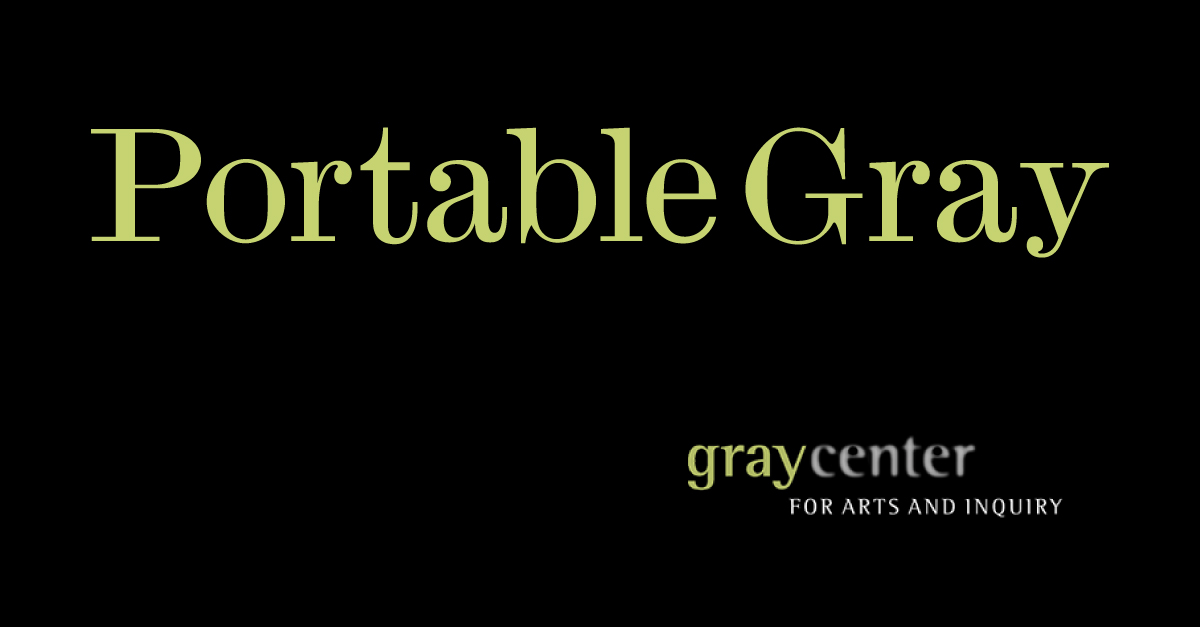 Check out “The Artist as Typographer” from the Fall 2023 issue of Portable Gray. Find it here: ow.ly/m2BP50RAQlV