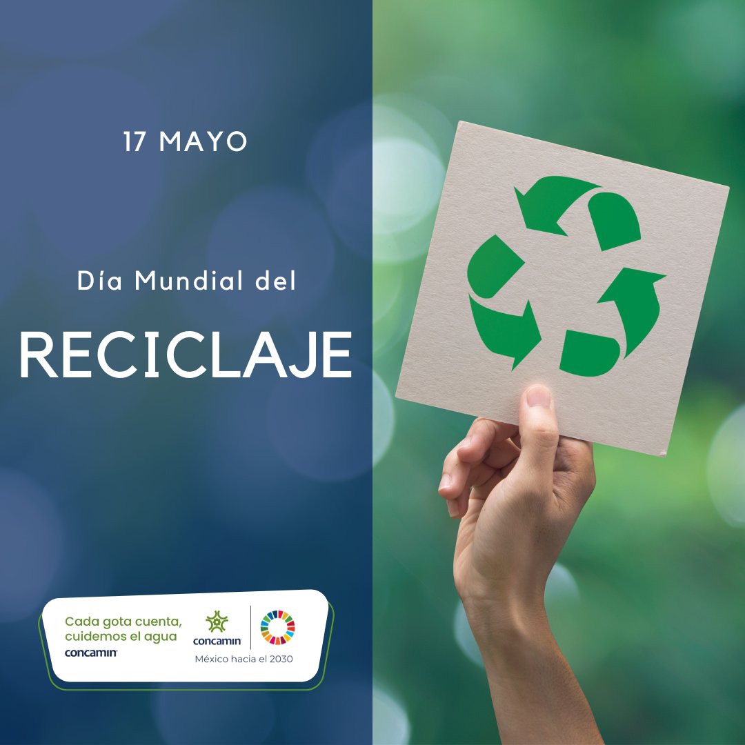 El reciclaje permite reincorporar materiales al ciclo de producción y consumo. El #DiaMundialDelReciclaje invita a reflexionar sobre nuestra responsabilidad individual y colectiva en la gestión de residuos y a tomar acciones concretas hacia una vida más sostenible.