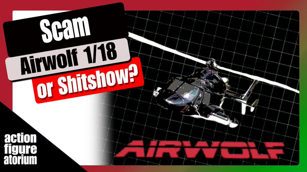 LATEST VIDEO: 1/18 Airwolf Kickstarter | Did he run off with the money or just a failure at production? youtu.be/2Ph-_8Yh_AU?si… via @YouTube #marsindustries #airwolf #scamstarter