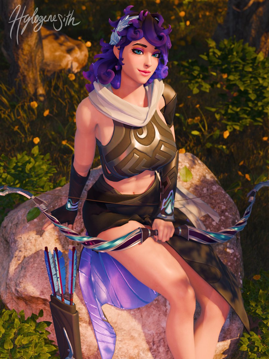 Hylogenesith's tweet photo. Resting after the hunt.. 🏹

#Fortnite #FortniteArt #FortniteChapter5Season2 https://t.co/FEluRddh5F
