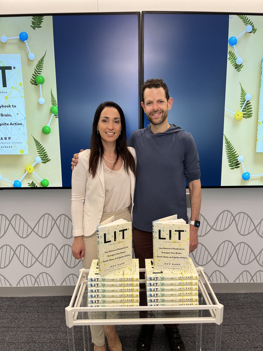 We're so excited for the first installment of our Faculty Forum Series, where Institute faculty members and distinguished guests can share their work with our community. Today, we welcome @MrJeffKarp, hosted by @NatalieArtzi, to speak about his new book, LIT: Life Ignition Tools.
