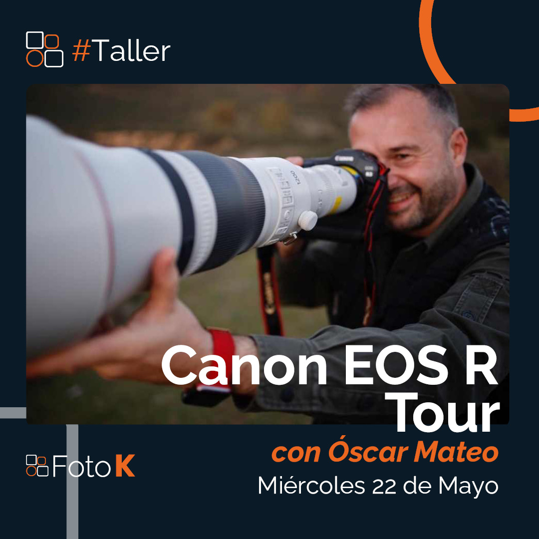 ¡El CANON EOS R TOUR en FOTO K! 📸💥@canonespana descúbrelo todo sobre el sistema EOS R con @gersol.om El 22 de mayo de12:00 a 19:00 Tour/ 18:00 a 19:00 Óscar Mateo en Foto K (Ronda Universitat 25)
¡Rellena el formulario y confírmanos tu asistencia! fotok.es/tour-canon-eos… 🔗