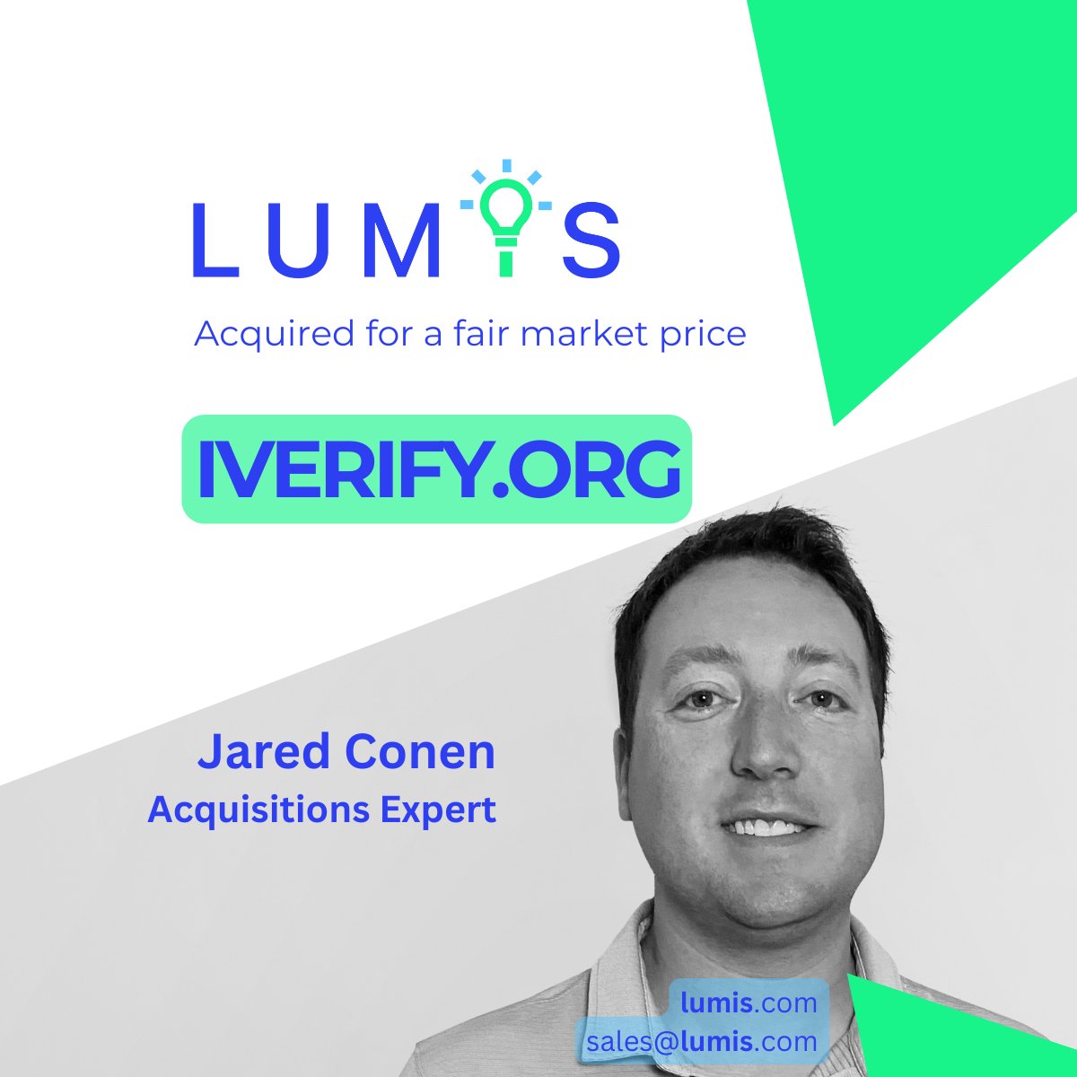 iVerify.org has been acquired. 

#Lumis
