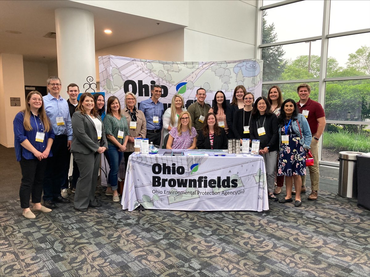 #OhioEPA is our name, land restoration is our game (and passion)!
Our Division of Environmental Response and Revitalization was happy to attend this year's Ohio #Brownfields conference to talk about the work happening all across Ohio. #OhioTheHeartOfItAll