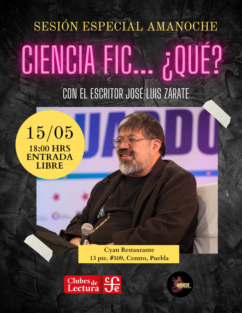 Mañana 15 de mayo estaré hablando de CF y otras yerbas, en Cyan Restaurante 13 poniente #509, Centro, Puebla :D