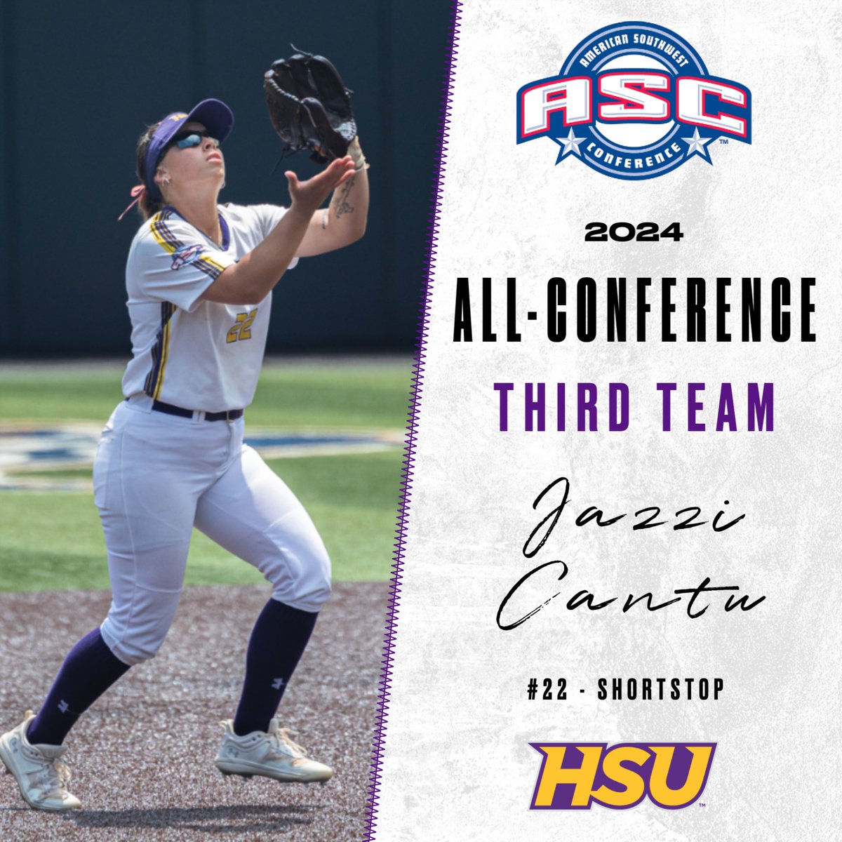 Congrats to Jazzi Cantu for being named to ASC Third Team! 🤠
