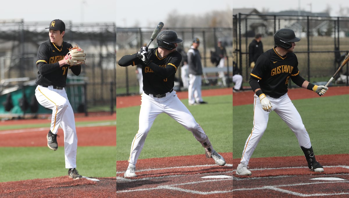 .@GustieBaseball Biewen, Knowles, and Novak named MIAC All-Conference Release: gogusties.com/news/2024/5/14… #GoGusties | #d3baseball