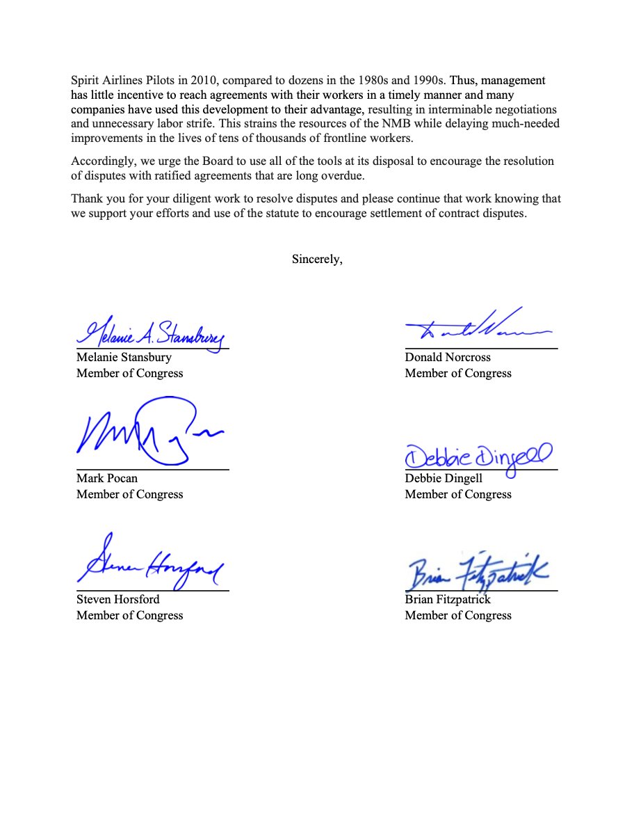 Everyone deserves good pay, benefits, and a safe workplace. More than 100,000 flight attendants have been in contract negotiations for years!. That's why I sent a letter to NMB -- we must solve these labor disputes quickly. #UnionStrong💪 @Reuters: tinyurl.com/z8nkb6xx