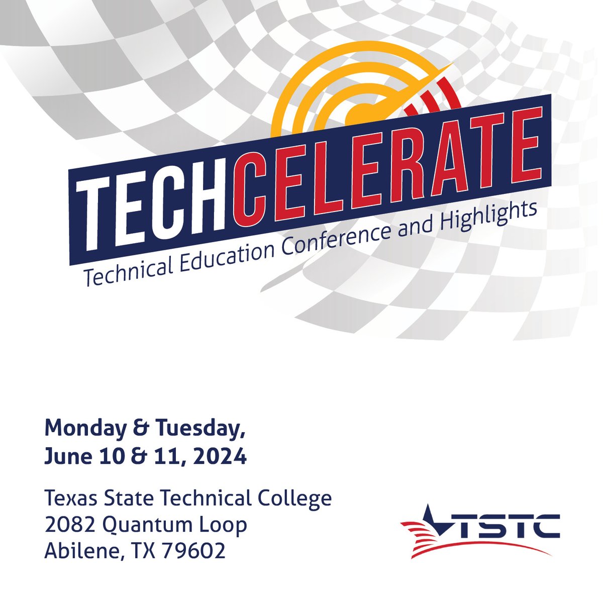 Calling all high school counselors, principals, CTE teachers, and directors! Join us at TECHcelerate, TSTC's Technical Education Conference, for a unique, all-expenses-paid experience. Elevate your career this summer! Learn more at tstc.edu/TECHcelerate.