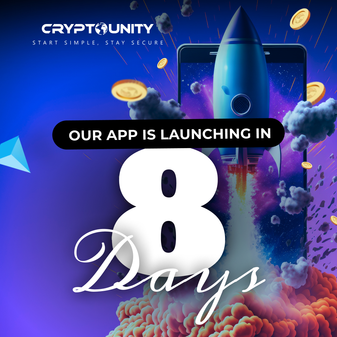 8 Days to Go! 🎉 Things are getting real. In just 8 days the CryptoUnity platform will see the light of day. Are you ready to put your name into the history as one of the first-ever users of it?🔥 🔗 tinyurl.com/JoinCryptoUnity The future of crypto begins soon! ✨