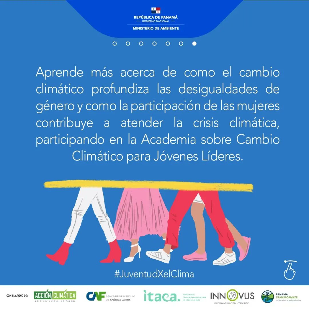 La igualdad de género es clave para enfrentar el cambio climático. ♀️🌏 El Empoderamiento a las mujeres y fomentar la participación de todos, es esencial para lograr un futuro sostenible y equitativo. ♻️🌱