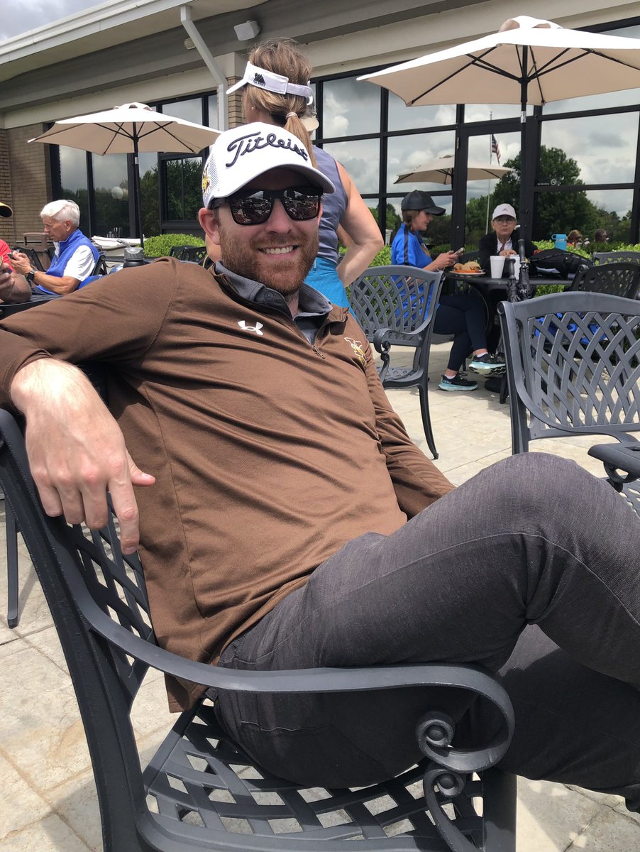 Coach Jones is relaxing after a long day helping our golfers do their best. This was his first state golf tournament. Hopefully the first of many more. Thanks for all your help this season. Go Chiefs!!!