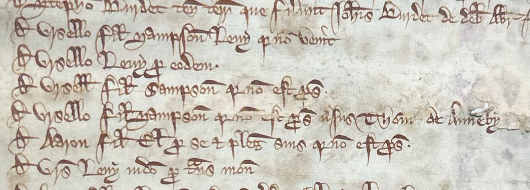 Our first bio will be launching soon looking at Ursell Levy so here's a set of entries relating to him in Eleanor of Castile's Queen's Gold accounts (1286):