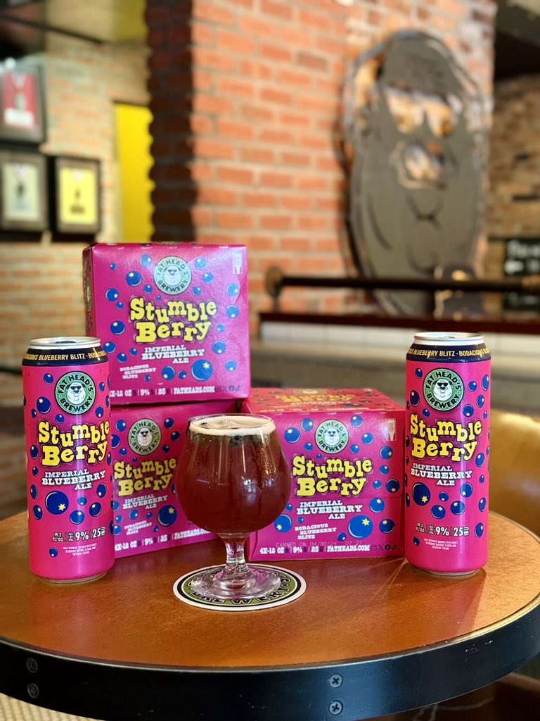 All sorts of Stumble Berry! Big brother to Bumble & Crumble Berry, this imperial ale features all of the classic blueberry honey notes you love with the addition of a warming boozy character (9% ABV!). Summer ready! Grab a pour on tap & take a 4pk or 19.2oz can home! Cheers🍻🫐