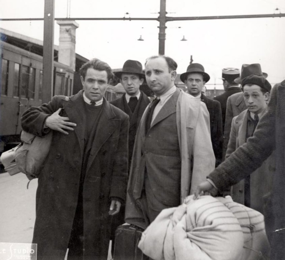 May 14, 1941 | Round up and deportation of Jews of foreign nationality from Paris, occupied France, during the first major roundup of Parisian Jews of foreign nationality. Police arrested 3,747 Jews. Ultimately about 50,000 Parisian Jews perished during the Holocaust.