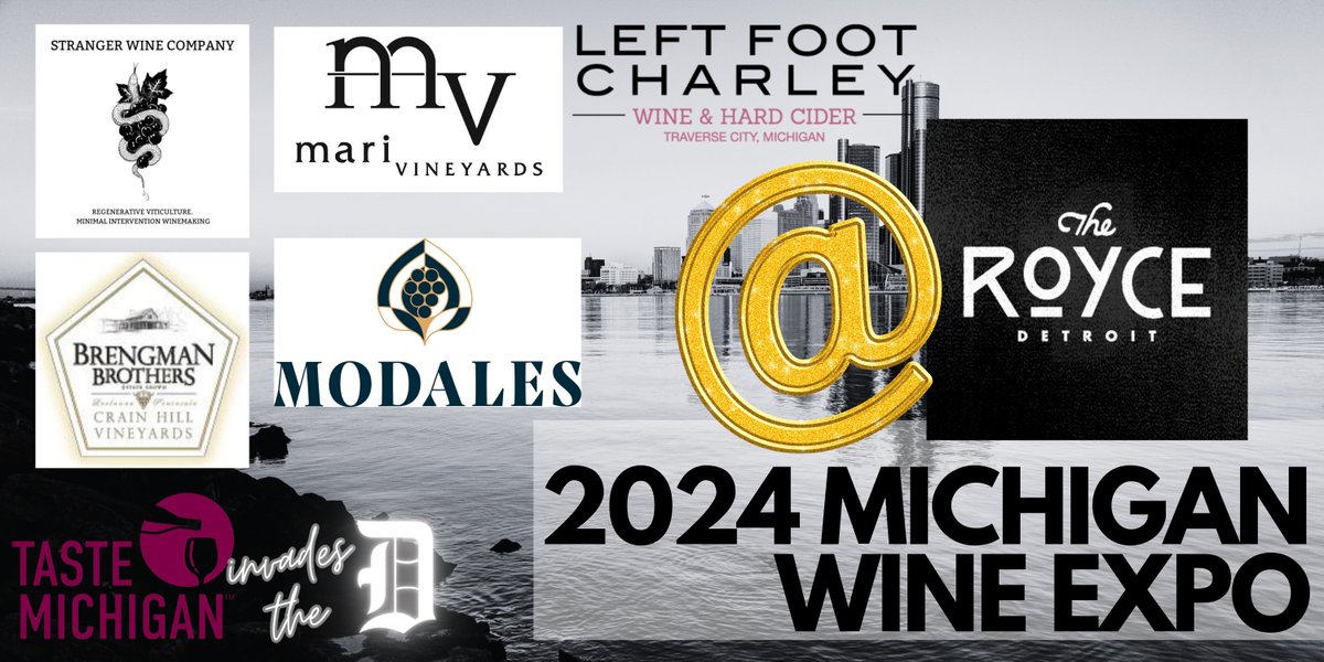 Happy Taste MI Invades the D week!! The festivities wrap up with the Michigan Wine Expo at The Royce. Register here: loom.ly/lbxZpIU #MIWineCollab #MIWine #MichiganWine #DrinkMIWine #TasteMichigan #MIWineMonth #MichiganWineMonth #TasteMIInvadestheD #Detroit #DetroitWine