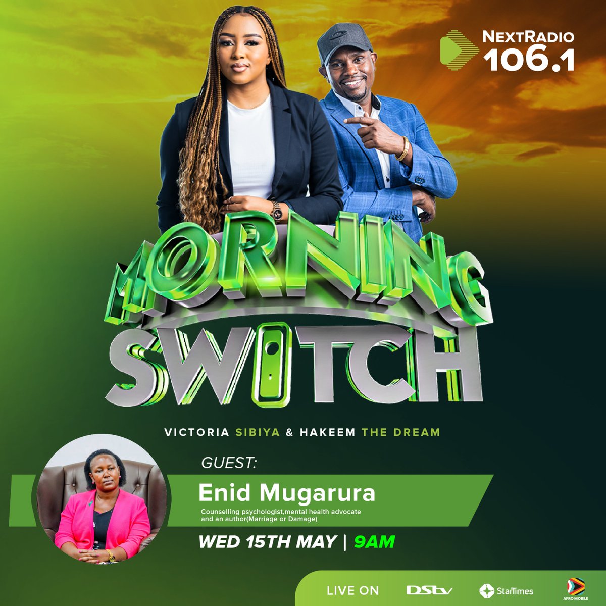 A recent review in UG found that 22.9% of children below the age of 18 years, and 24.2% of adults were suffering from a #MentalHealth issue. This, we cannot ignore.

Therefore, join us tomorrow morning as we host Ms. Enid on the #NextMorningSwitch.

#MindMattersWithNextRadio