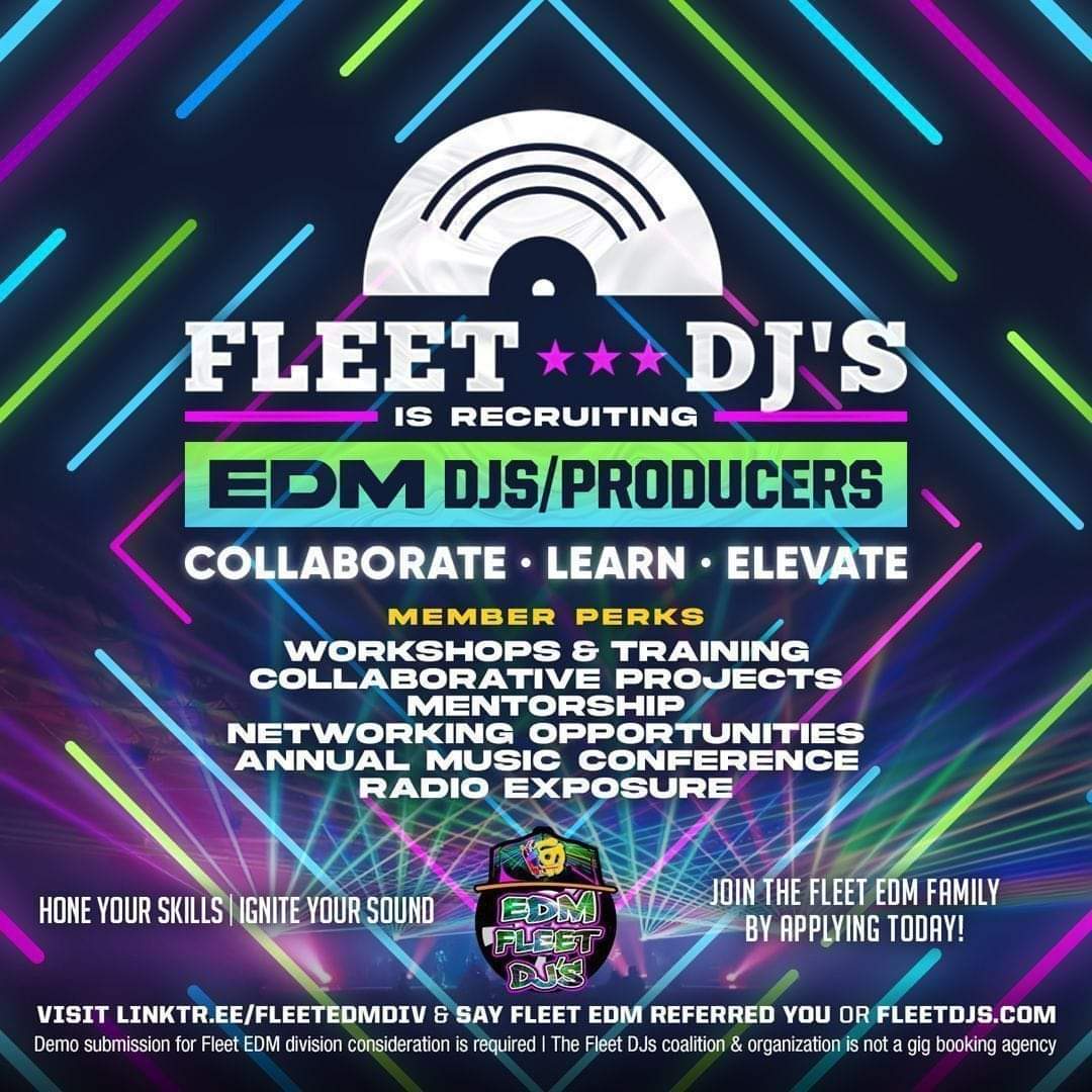 TAP IN!!! WE ARE RECRUITING FLEET DJS ARE TAKING OVER COME ROCK IT WITH THE WORLD 🌎 WIDE FLEET DJS TODAY THEFLEETDJS.COM #FleetDJs #FleetNation #FleetNation #FleetTakeOver #FleetEdm @FLEETDJS @fleetnation1